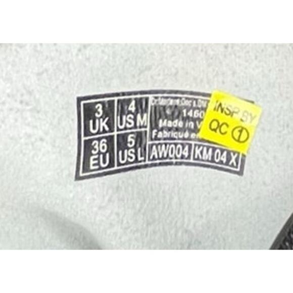 Unisex Dr. Martens Airwair 1460 J Patent Leather Combat Boot Size M4/W5 White - Picture 6 of 6